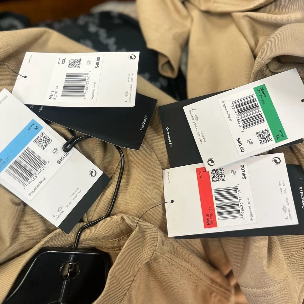 Sz various Jordan Brooklyn Air Oversized Crew